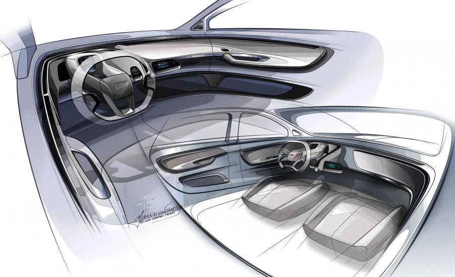 Эскиз Audi A2 Concept 2011 года  (фото 24 из 32)